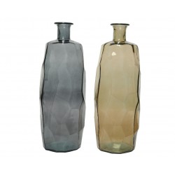 Vase Verre Recycle Gris En...