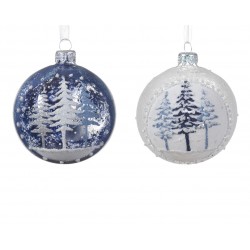 Boule Sapins Neige...