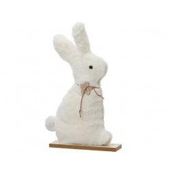 Lapin Fourrure Sur Socle...