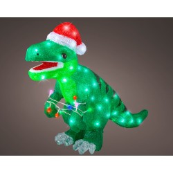 Dinosaure Led Vert/Blanc...