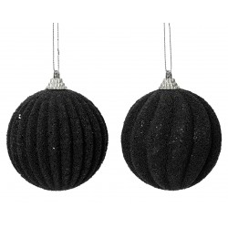 Boule Cotelé Noir Ø8 En...