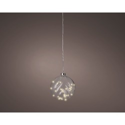 Boule Led Sur Cable Blanc...