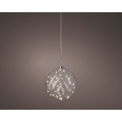 Boule Led Sur Cable Blanc...