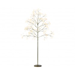 Arbre Led Lumineux Or/Blanc...