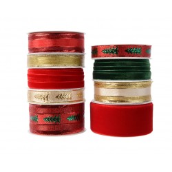 Ruban Rouge/Vert En...