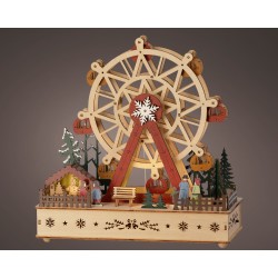 Scène Grande Roue Led Blanc...