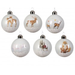 Boule Animaux/Neige Blanc...