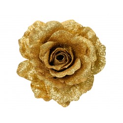 Rose Sur Clip Or En...