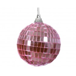Boule À Facette Fuchsia En...