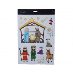 Sticker Crèche Multicolore...