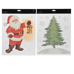 Vitrophanie Père Noel...