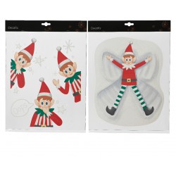 Stickers Lutins Rouge En...