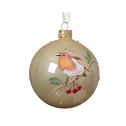 Boule Rouge-Gorge Perle En...