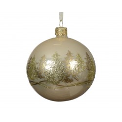 Boule Sapins Scintillant...