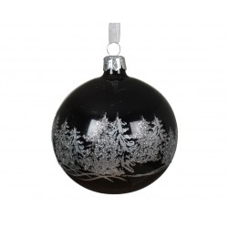 Boule Sapins Paillettes...