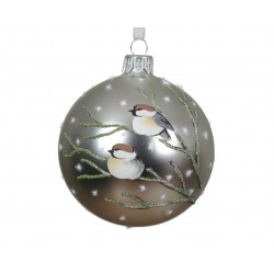 Boule Oiseau Argent En...
