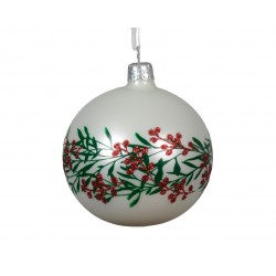Boule Branche Baies Blanc...
