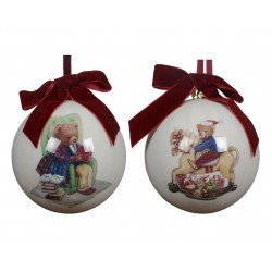 Boule Ours Crème 10X10X10.5...
