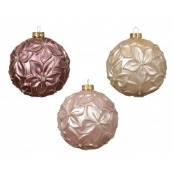 Boule Fleurs En Reliefs...