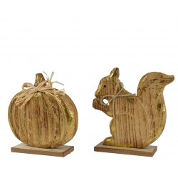 Ecureuil/Citrouille Bois...