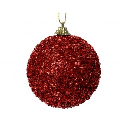 Boule Tube+Sequin Rouge Ø8...