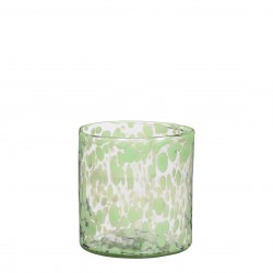 Vase Cammy Vert Clair Verre...