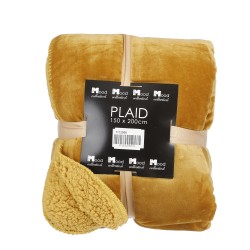 Plaid Polaire Mardy Jaune...