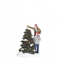 Dave & Britt Decorant Sapin...