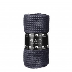 Plaid Joanne Bleu Foncé En...