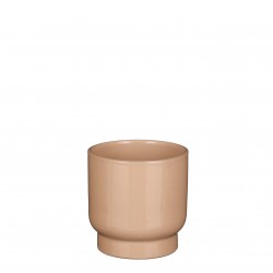 Pot Rond Thiago Taupe Terre...