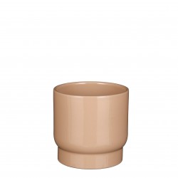 Pot Rond Thiago Taupe Terre...