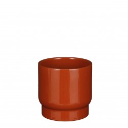 Pot Rond Thiago Rouge Terre...