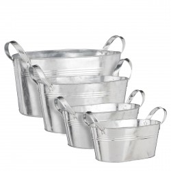 Bassine Inca Ovale Gris En...