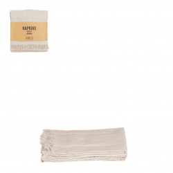 Serviette Villia Beige En...
