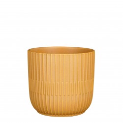 Cache-Pot Sara Rond Ocre...