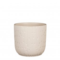 Cache-Pot Sara Rond Blanc...
