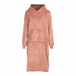 Poncho Hoodie Pêche En...