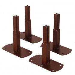 Pieds tbe carre visser x4...