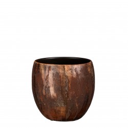 Cache-Pot Roel Rond Rouille...
