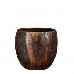 Cache-Pot Roel Rond Rouille...
