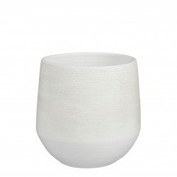 Cache-Pot Evora Rond Blanc...