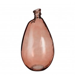Vase Pinto Marron En Verre...