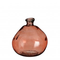 Vase Pinto Marron En Verre...