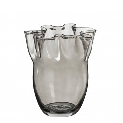 Vase Pollie Gris En Verre...