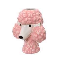 Vase Caniche Rose En...