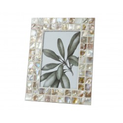 Cadre Photo Mosaique Blanc...