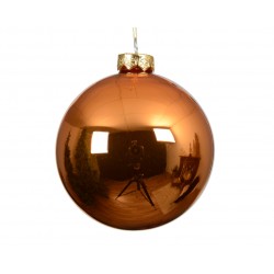 Boule Orange En Verre Ø8 -...