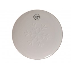 Assiette Flocon Blanc En...
