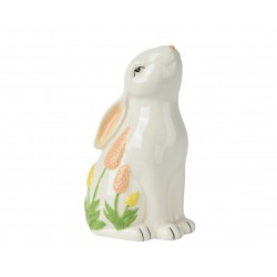Lapin Fleuri Tête En L'Air...