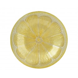 Bol Citron Jaune En Verre...